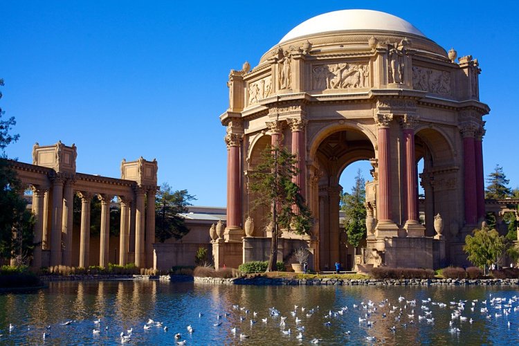 Palace of Fine Arts, San Francisco, Pacific Coast Highway Itinerary 5 Days