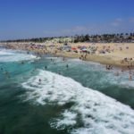 Huntington Beach seen from the pier, LA to San Diego Drive