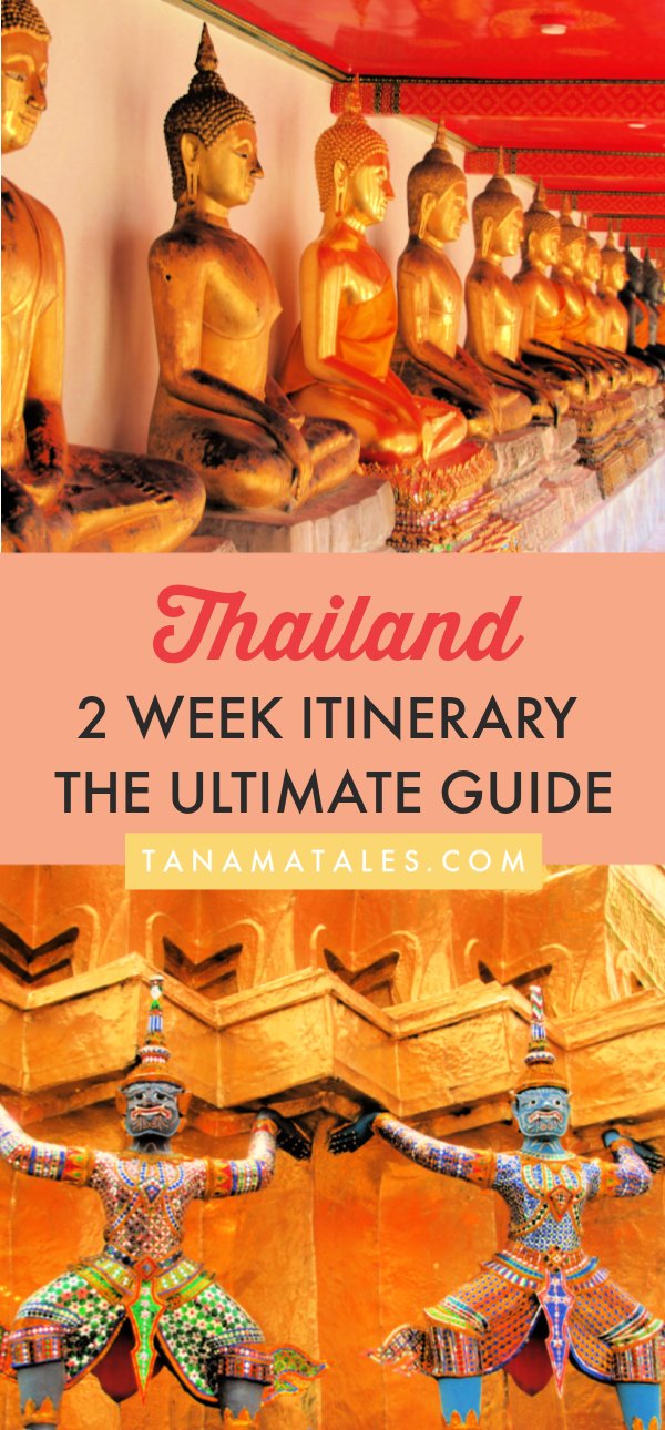  My Ultimate Guide to 2 Weeks in Thailand has detailed itinerary covering #Bangkok, Chiang Mai, Chiang Rai, Sukhothai and Ayutthaya. I am giving you tons of ideas in terms of attraction, tours, markets and even short excursions to adjacent countries. In addition, have alternate itineraries covering Phuket and Krabi. This is all you need to start planning your #Thailand #adventure!