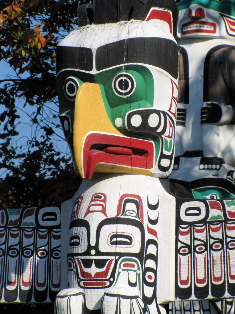 Totem pole at Stanley Park, Vancouver Itinerary, Canada