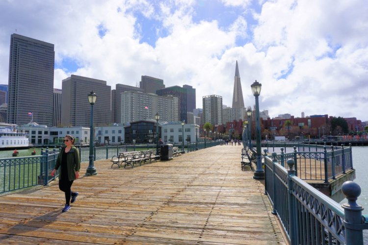 View from Pier 7, San Francisco, California