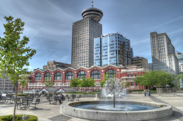 The Vancouver Lookout, an observation deck, Canada