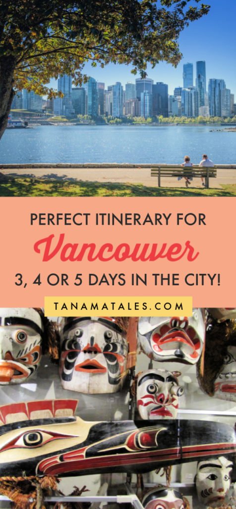 Things to do in #Vancouver, #Canada – Travel tips and vacation ideas – Vancouver is one of the most beautiful cities in the world! My itinerary for 3, 4 or 5 days will take you to the best spots in the city. Get ready to visit Canada Place, Gastown, Stanley Park, Chinatown, Granville Island, Yaletown, Grouse Mountain the Museum of Anthopology, the VanDusen Garden and more! In additions, I have recommendation on day trips and restaurants (tons of sushi places). #BritishColumbia