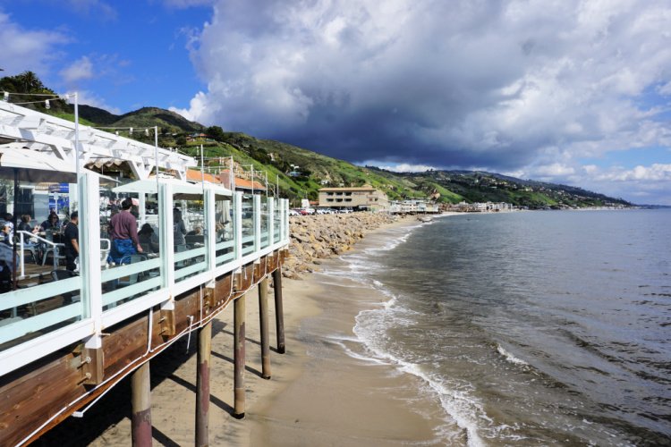 View from Malibu Pier, California