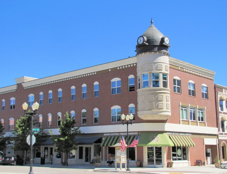 The famous Acorn Building in Paso Robles, Caliofrnia