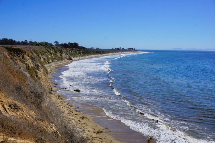 Expensive Places, Ellewood Cliffs seen from Bluff Overlook Trail, Best Beaches in Santa Barbara, California