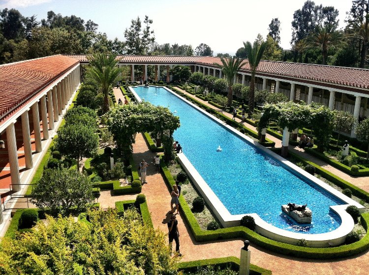 Los Angeles to Santa Barbara Drive:, Getty Villa, Malibu