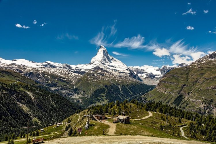 Matterhorn seen in the distance