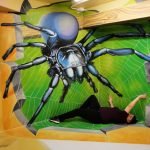 Museum of Illusions: Things to do in Los Angeles and Hollywood, attacked by a spider