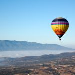 Hiking in Temecula, Balloon over the Temecula Valley